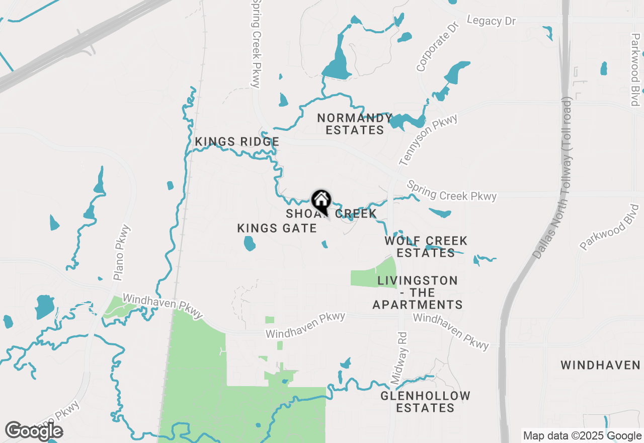 Map of 6625 Overlook Court, Plano, TX 75024