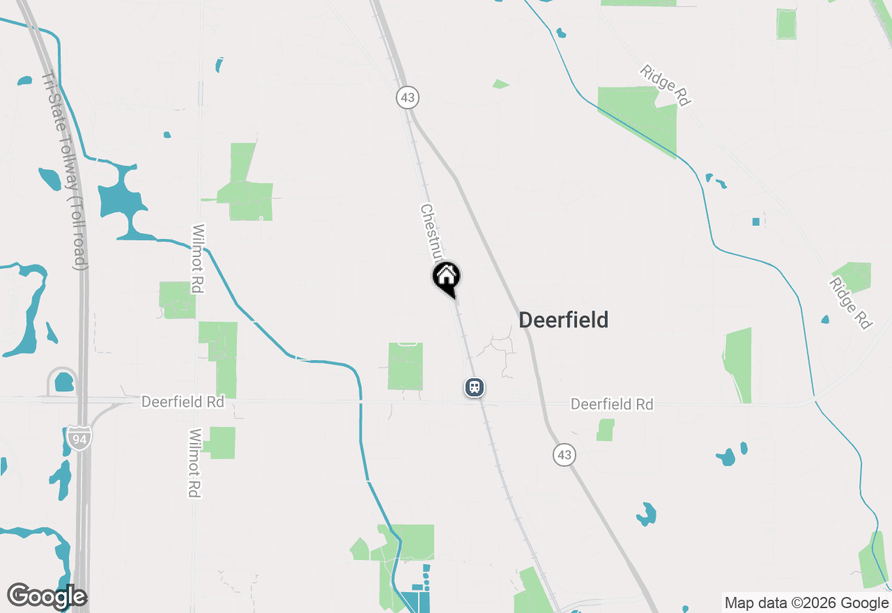 Map of 1030 Chestnut Street, Deerfield, IL 60015