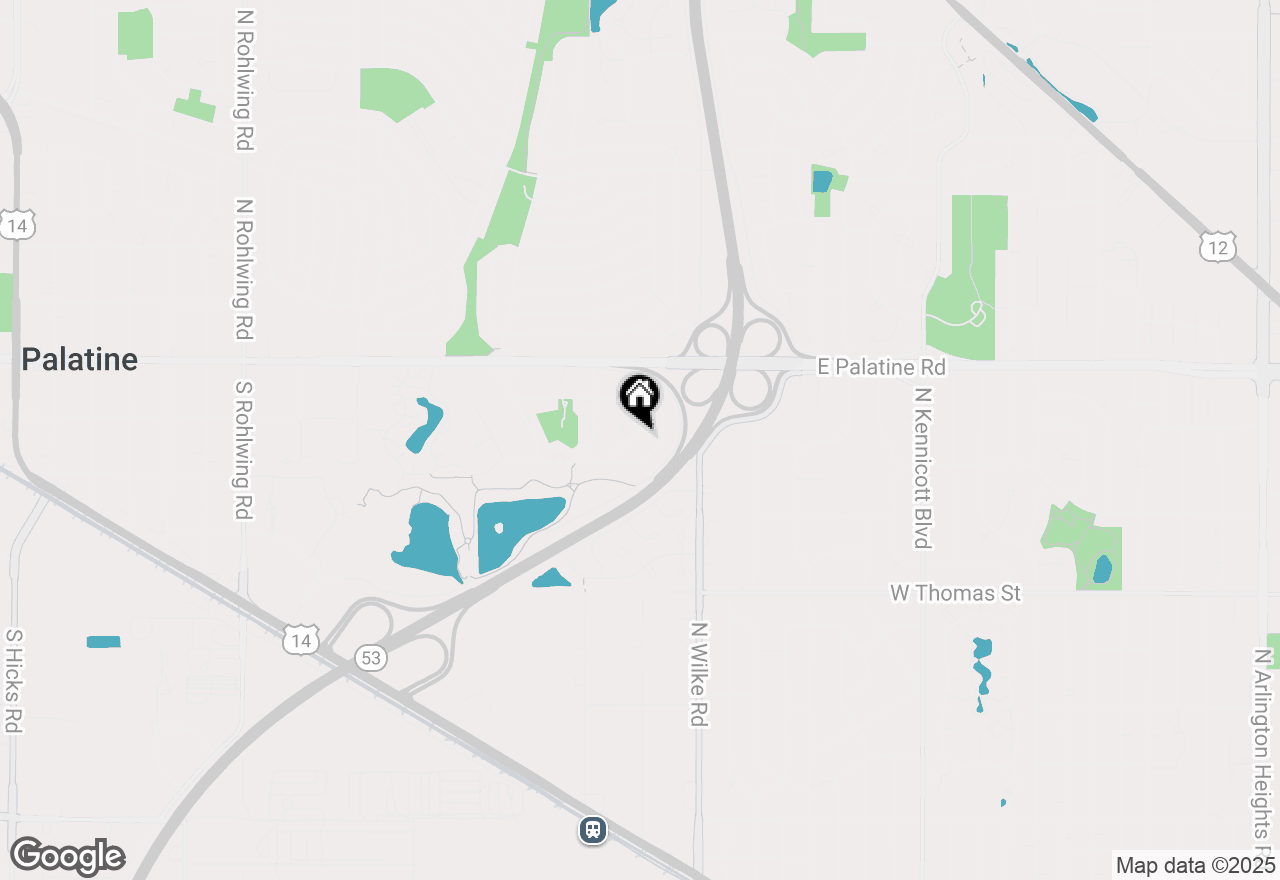 Map of 119 S Patricia Lane, Palatine, IL 60074