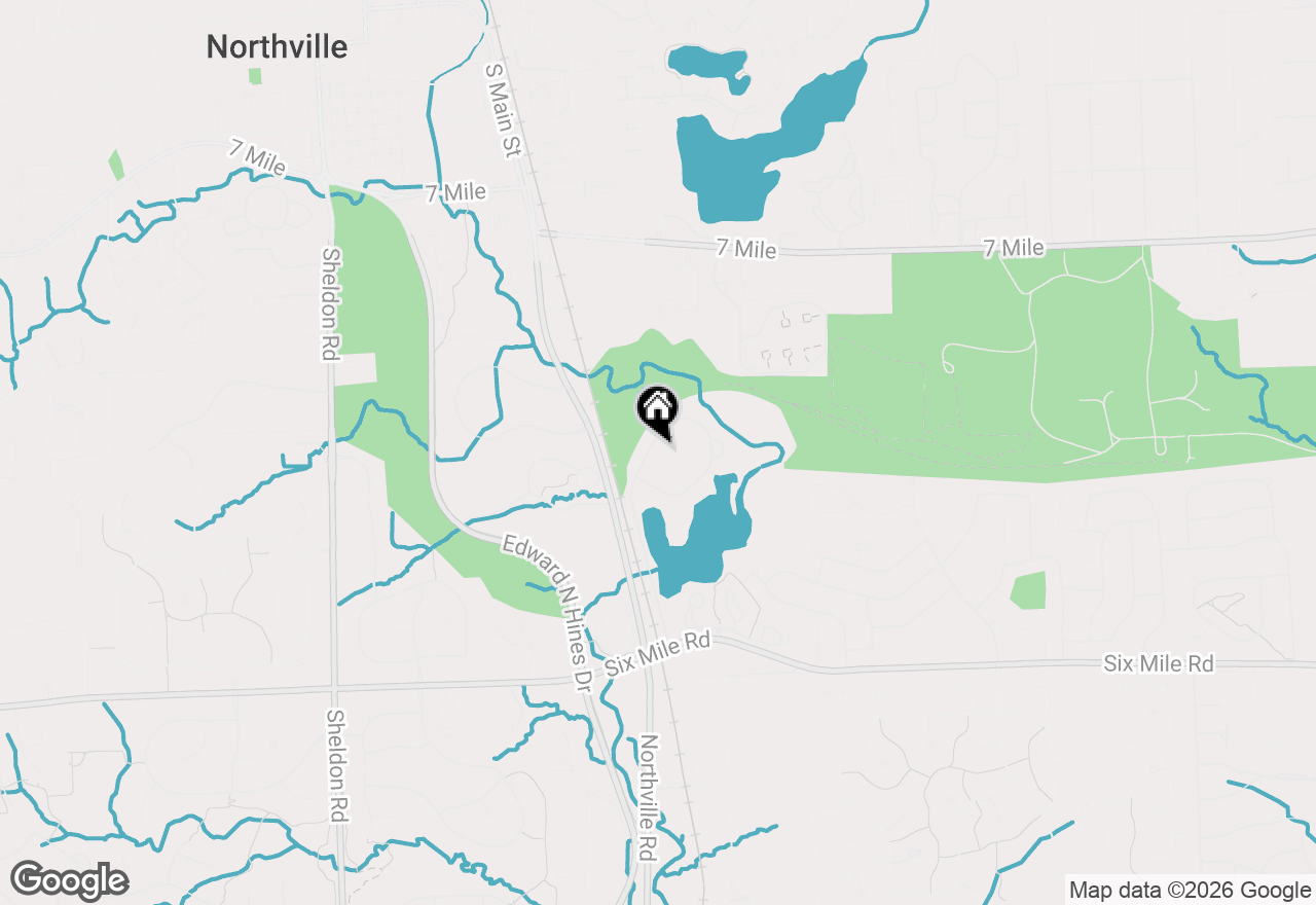 Map of 18032 Cascade Drive, Northville, MI 48168