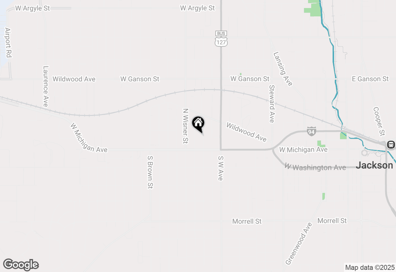 Map of 1008 Norfolk Street, Jackson, MI 49202