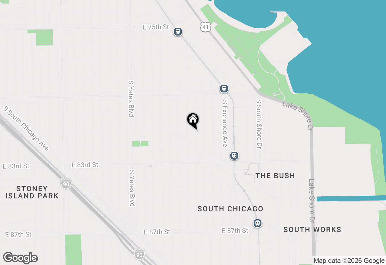 Map of 8111 S Manistee Avenue, Chicago, IL 60617