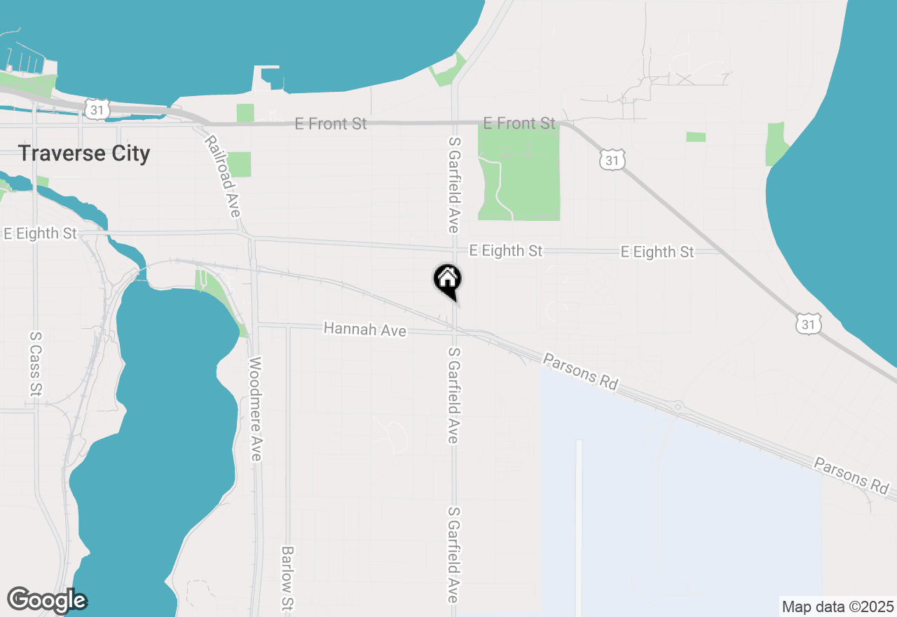 Map of 630 S Garfield Avenue, Traverse City, MI 49686