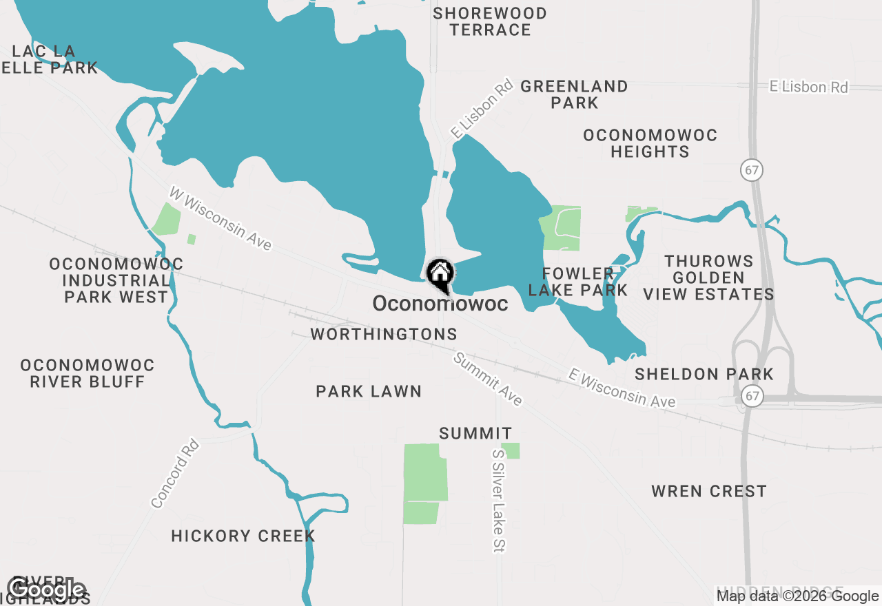 Map of 981 Lagom Way, Oconomowoc, WI 53066
