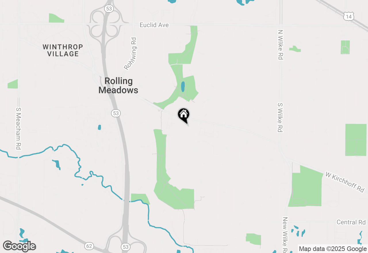 Map of 3125 Town Square Drive #408, Rolling Meadows, IL 60008