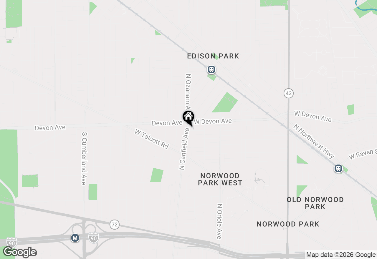 Map of 7758 W Hortense Avenue, Chicago, IL 60631