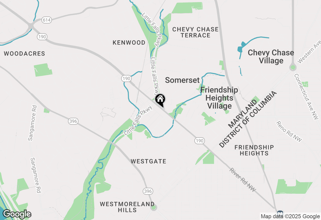 Map of 5020 River Road, Bethesda, MD 20816