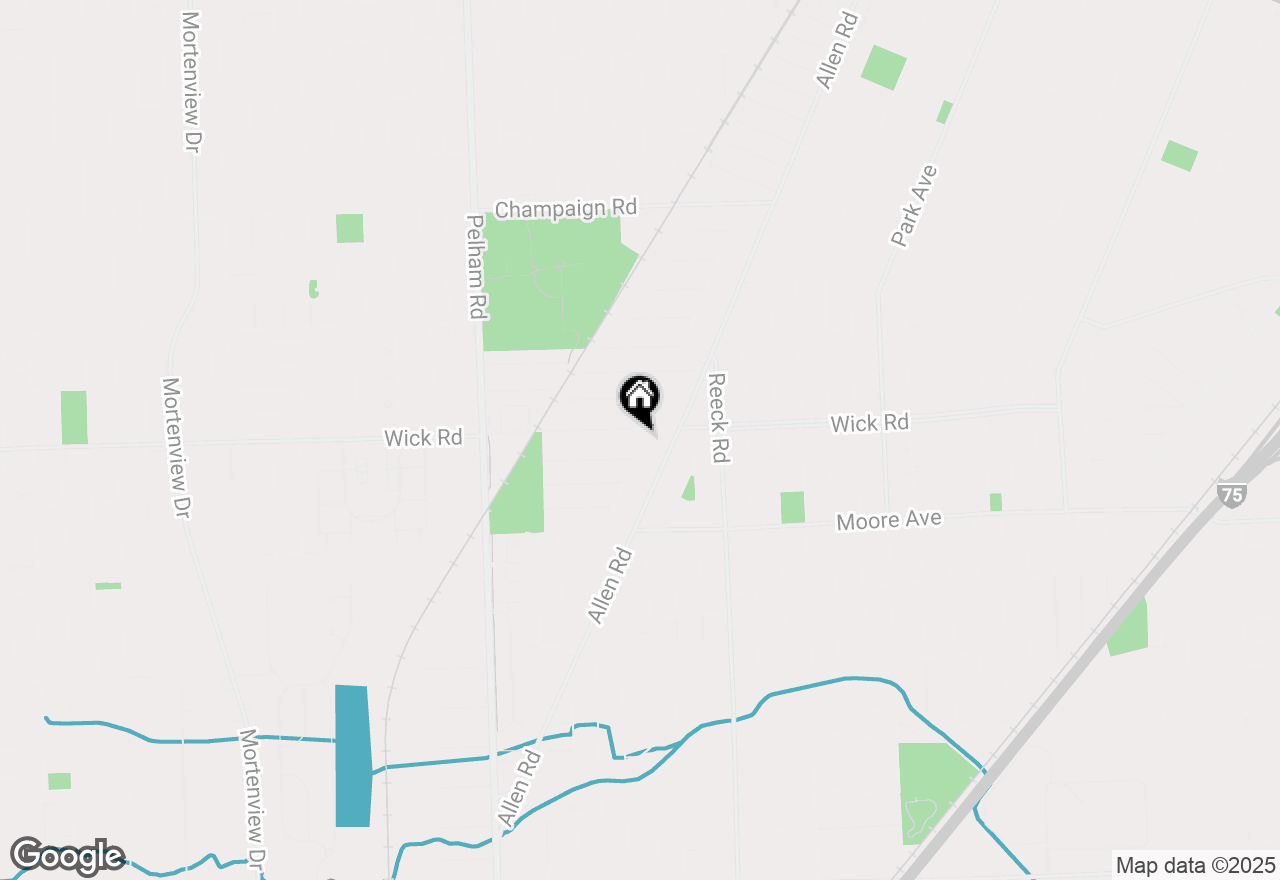 Map of 17447 Wick Road, Allen Park, MI 48101