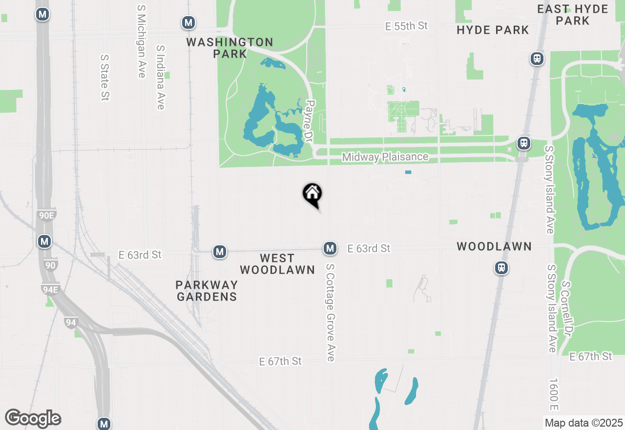 Map of 6146 S Evans Avenue #2, Chicago, IL 60637