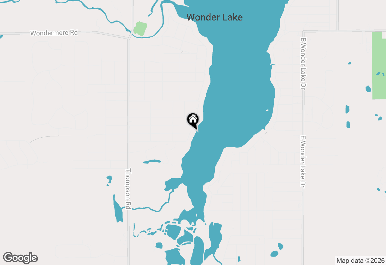 Map of 3312 W Lake Shore Drive, Wonder Lake, IL 60097