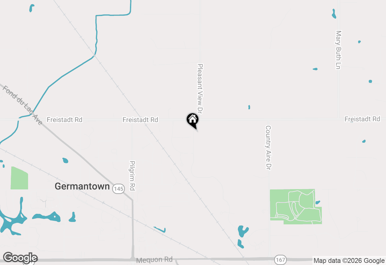 Map of W149N11959 Red Holly Dr, Germantown, WI 53022