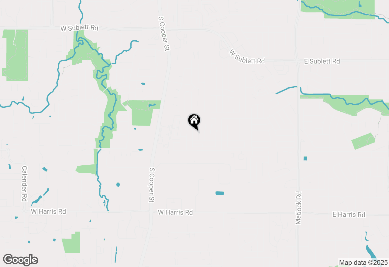 Map of 6715 Cherrytree Drive, Arlington, TX 76001