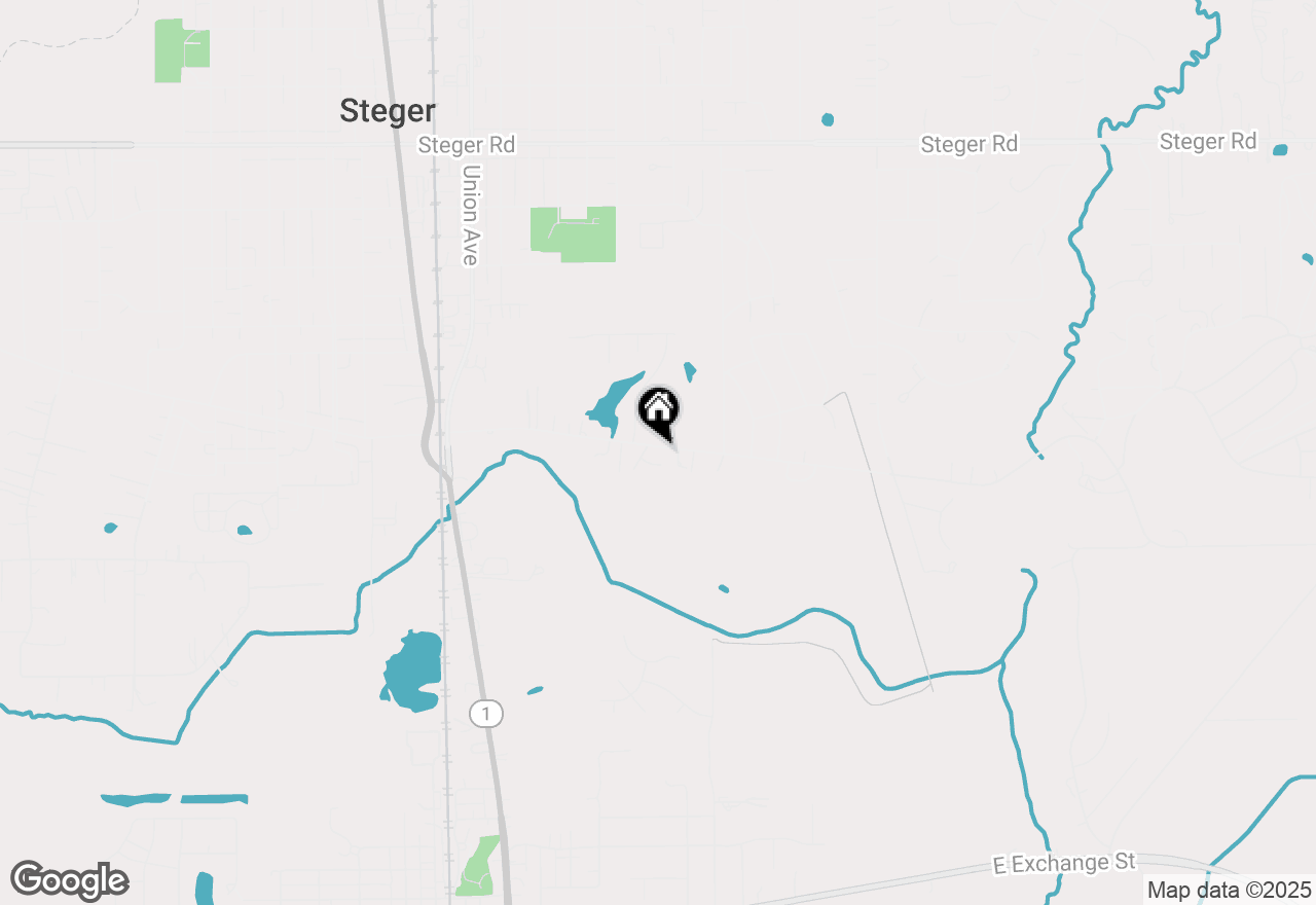 Map of 278 W Richton Road, Crete, IL 60417