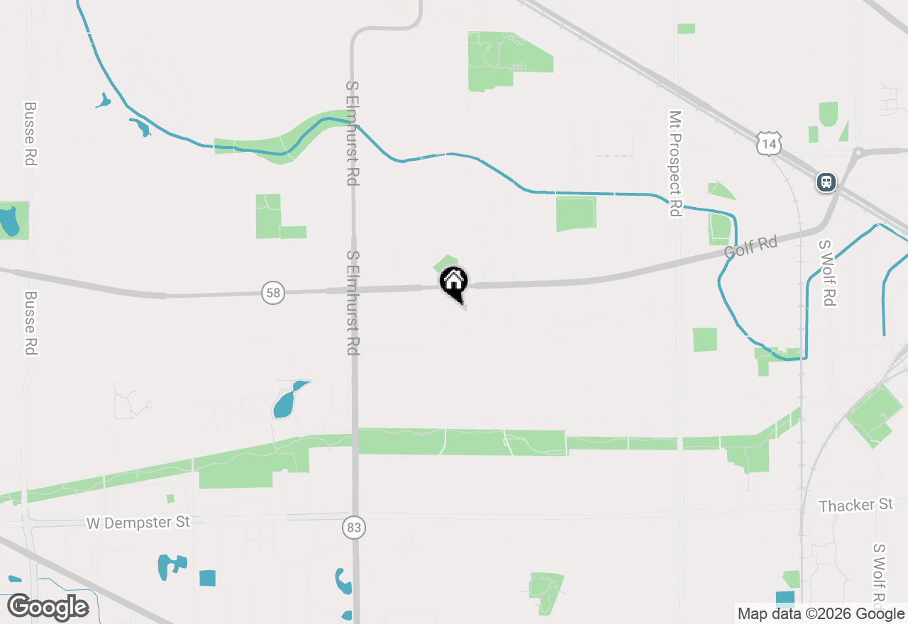 Map of 250 Shannon Court, Des Plaines, IL 60016