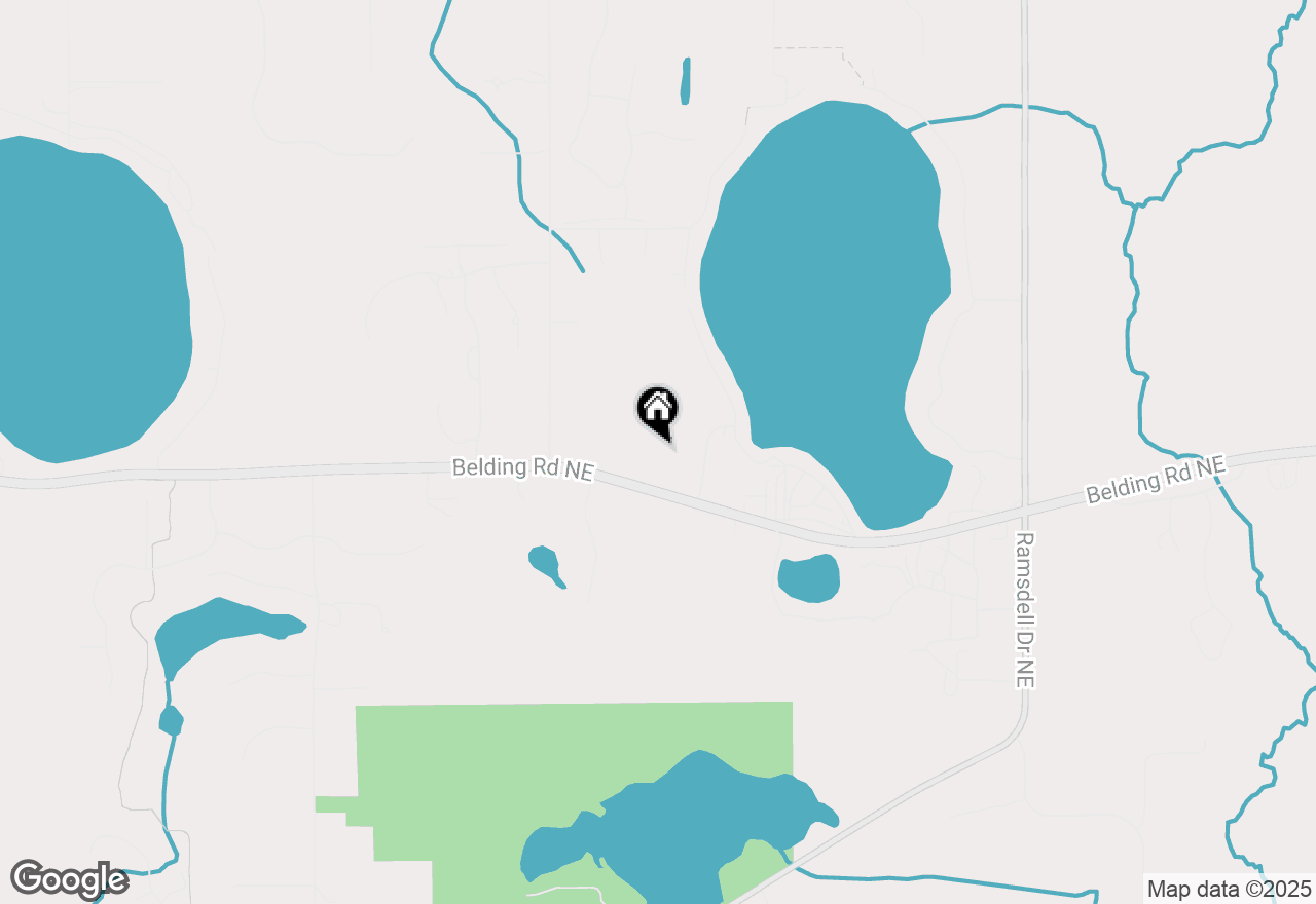 Map of 6817 Martin View Street Ne, Rockford, MI 49341