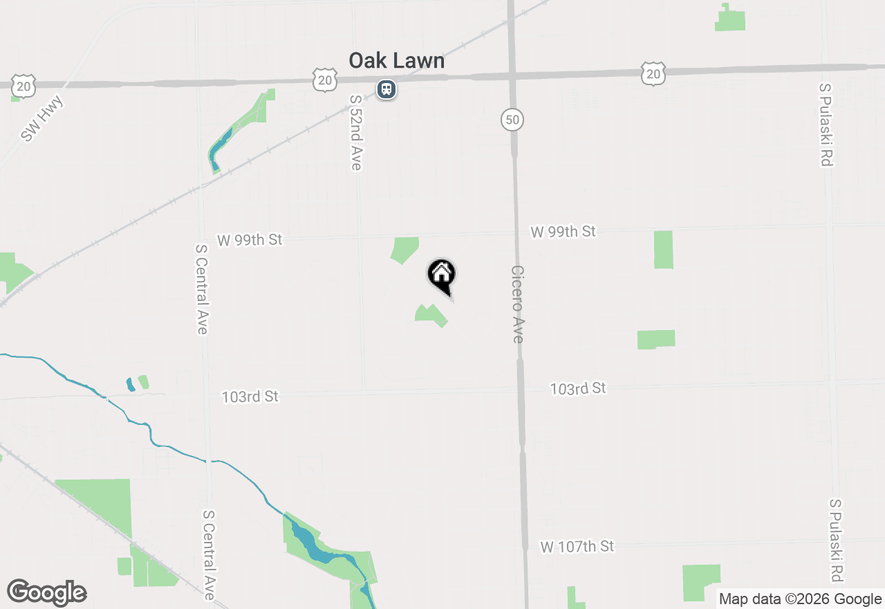 Map of 5016 Oak Center Drive, Oak Lawn, IL 60453