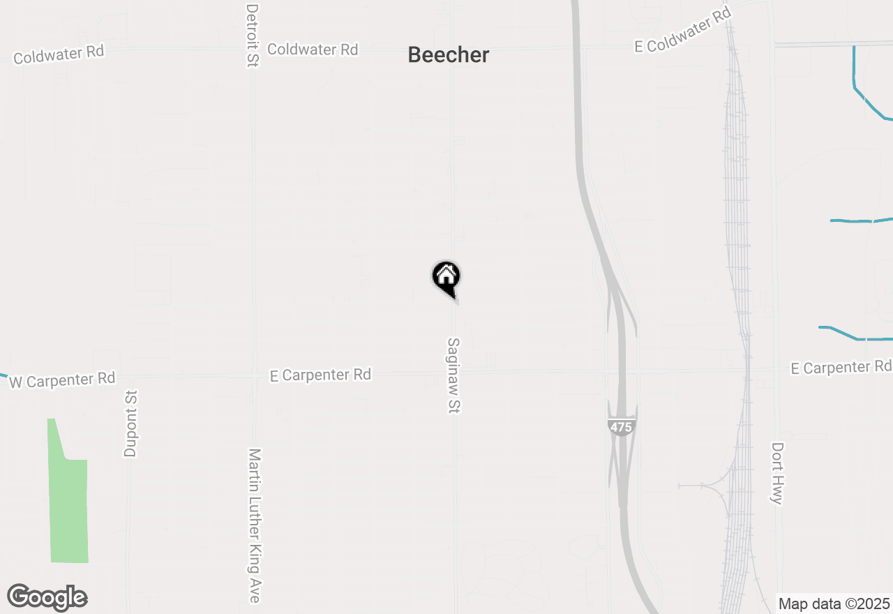 Map of 5109 N Saginaw Street, Flint, MI 48505