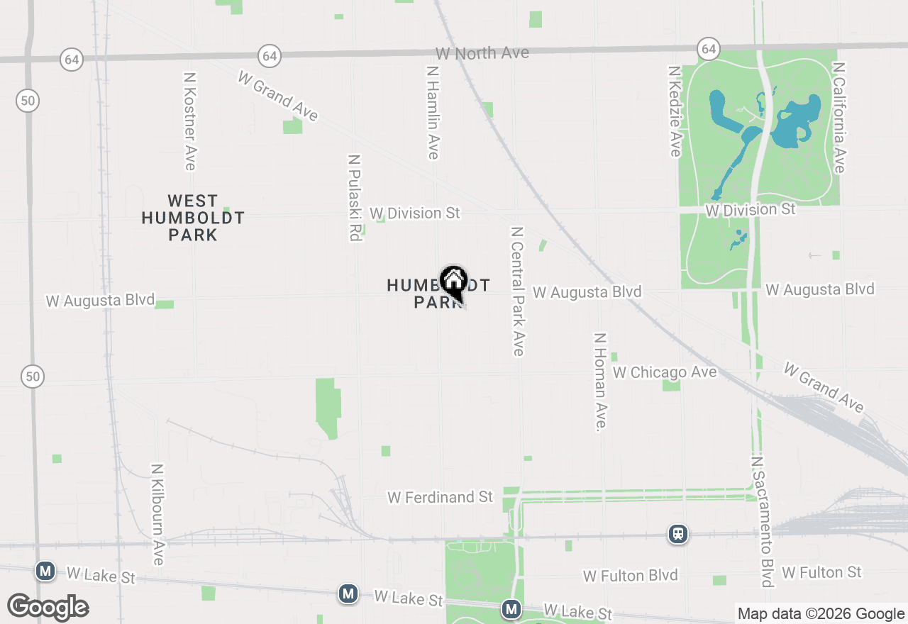 Map of 932 N Ridgeway Avenue, Chicago, IL 60651