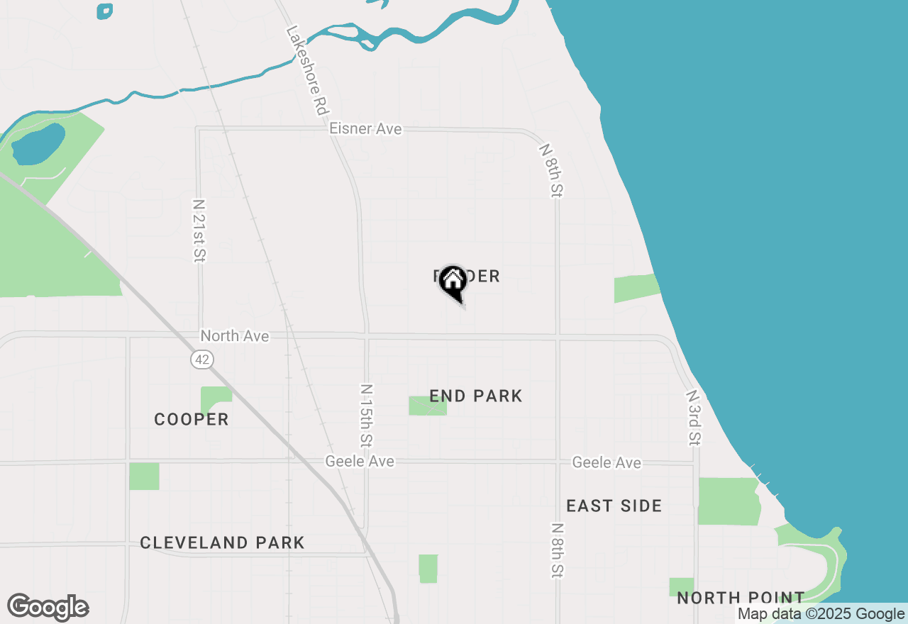 Map of 2737 N 12th St, Sheboygan, WI 53083