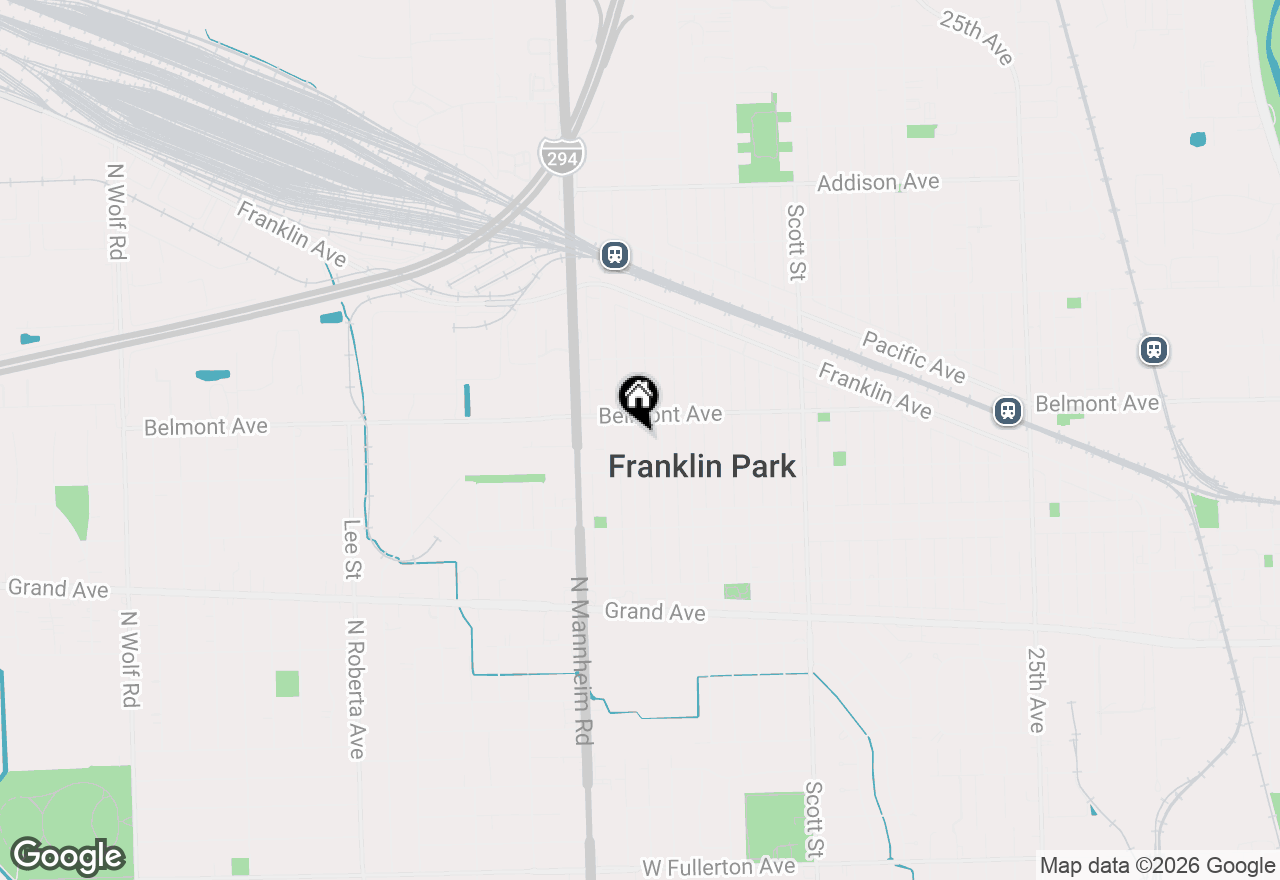 Map of 3125 Ernst Street, Franklin Park, IL 60131