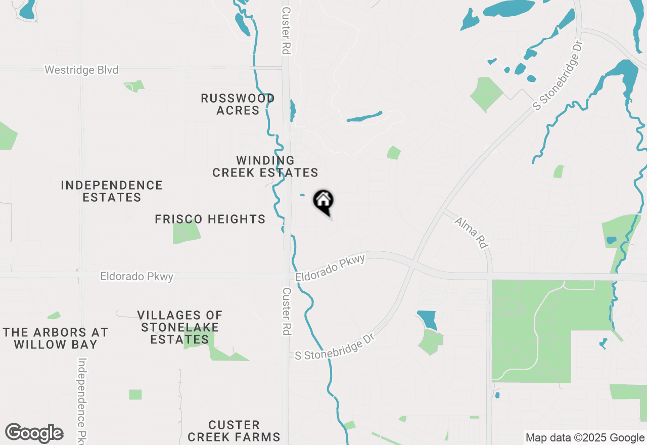 Map of 2612 Travis, Mckinney, TX 75072