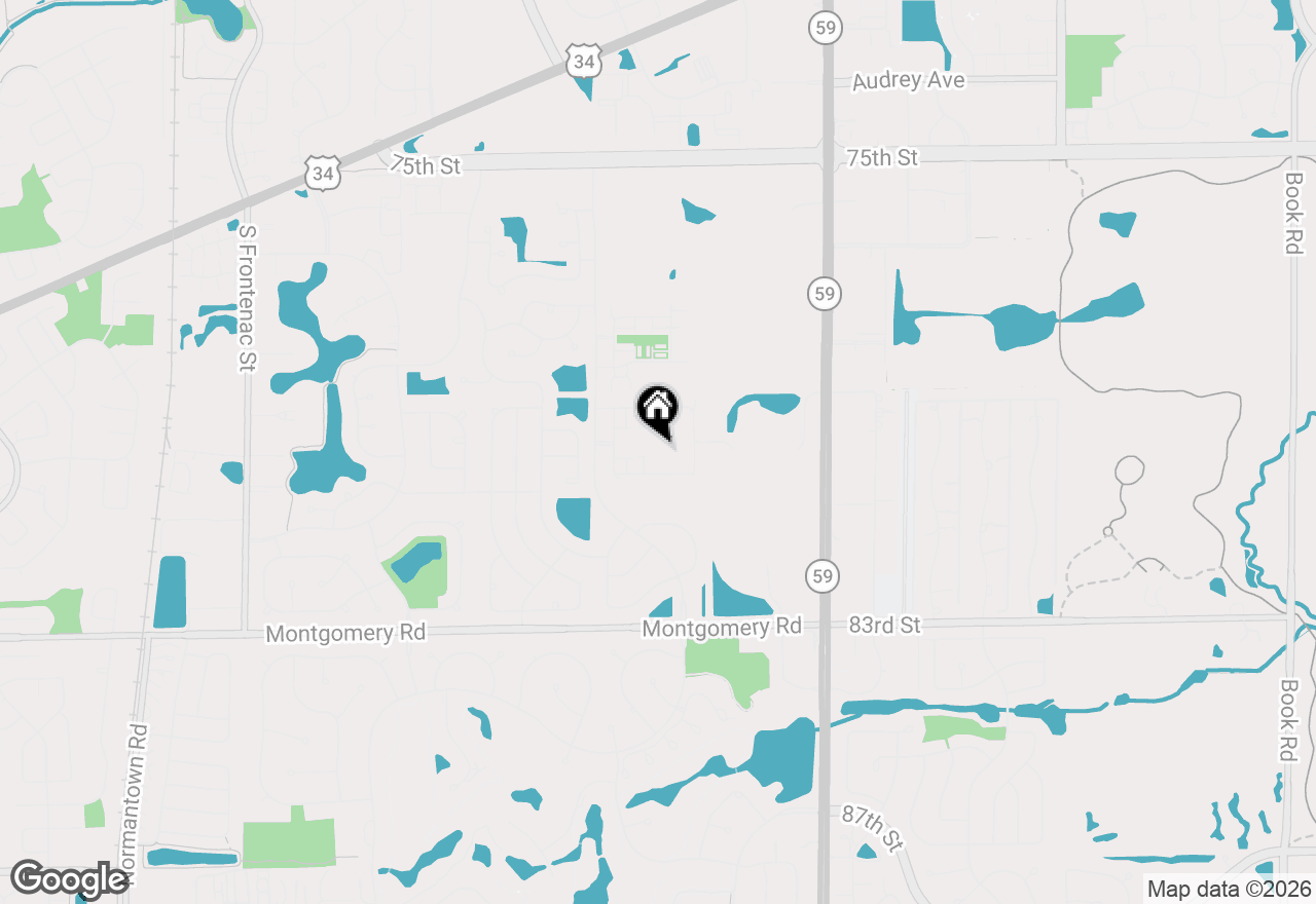 Map of 4385 Chelsea Manor Circle, Aurora, IL 60504