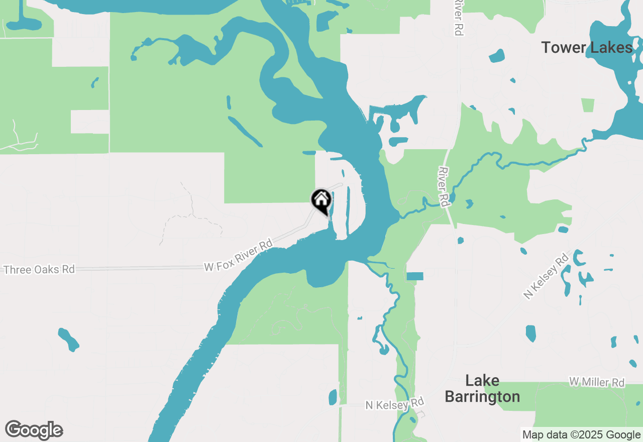 Map of 24689 N Fox River Drive, Cary, IL 60013