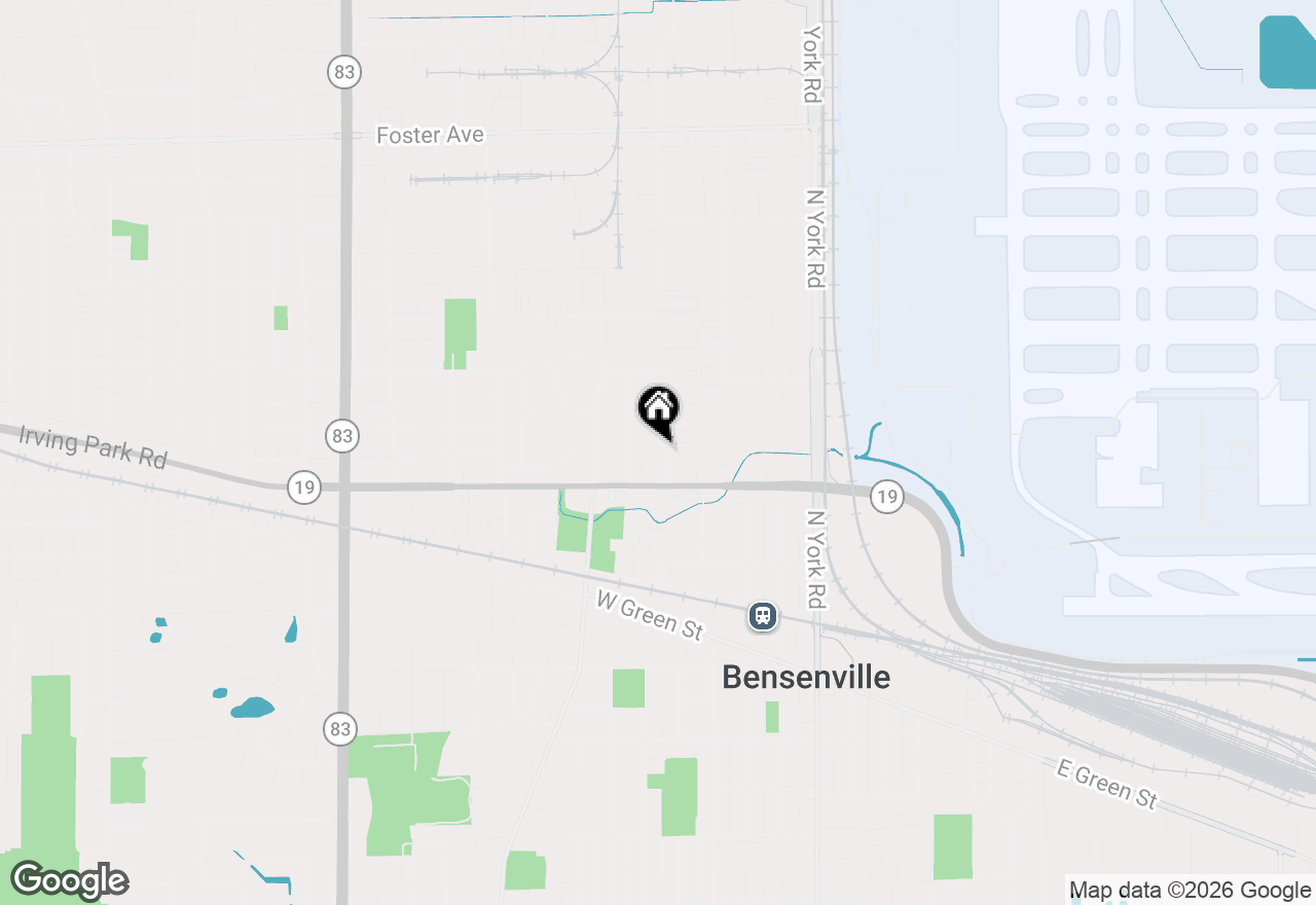Map of 214 Walnut Street N #E, Bensenville, IL 60106