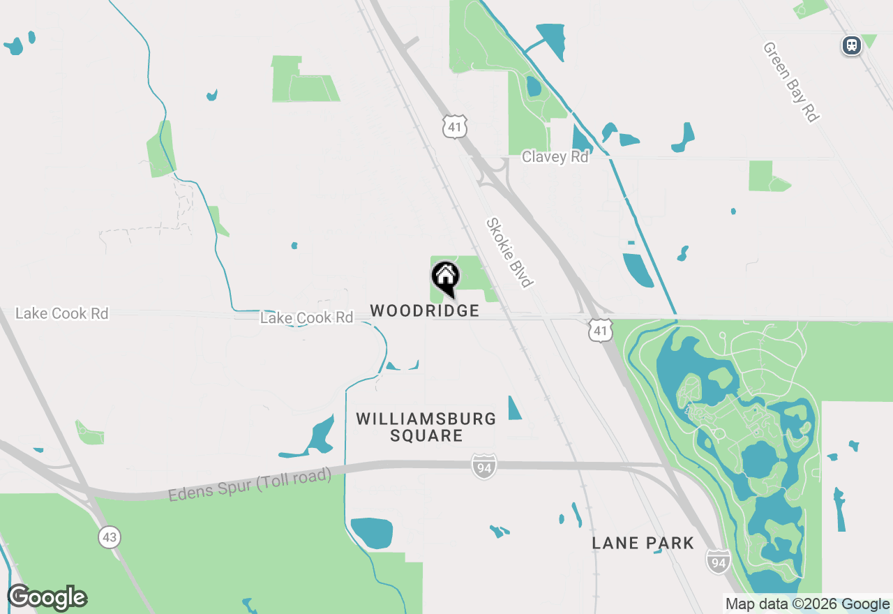 Map of 1795 Lake Cook Road #301, Highland Park, IL 60035