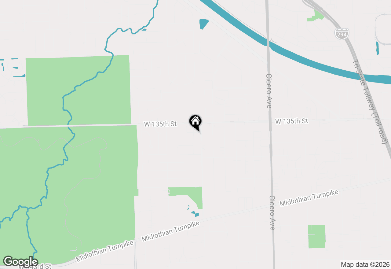 Map of 13537 Latrobe Avenue #-, Crestwood, IL 60418
