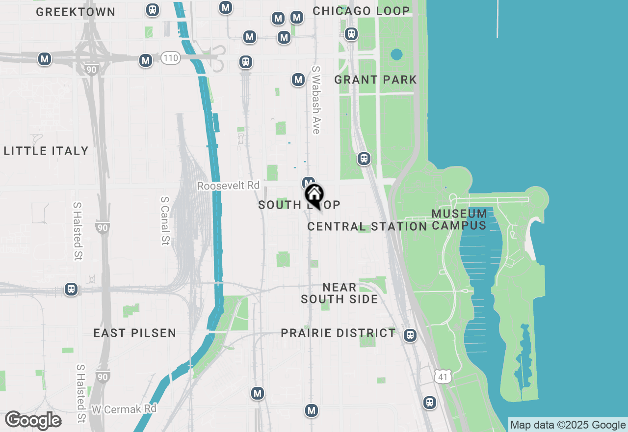 Map of 1312 S Wabash Avenue #6, Chicago, IL 60605