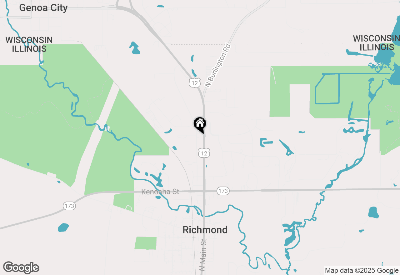 Map of 10915 N Main Street, Richmond, IL 60071