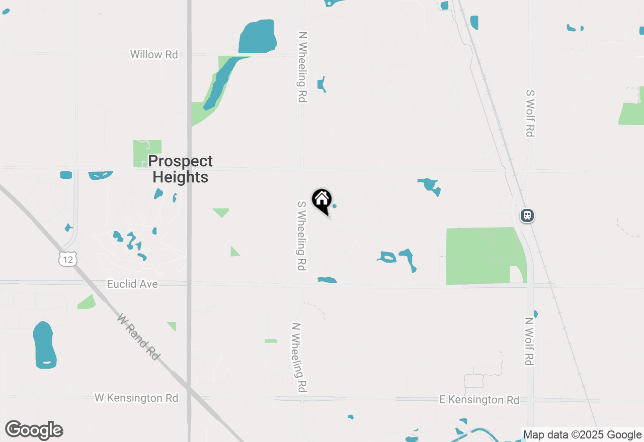 Map of 461 Sutherland Lane, Prospect Heights, IL 60070