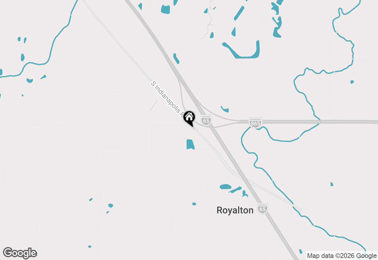Map of 6614 Halsey Street, Zionsville, IN 46077