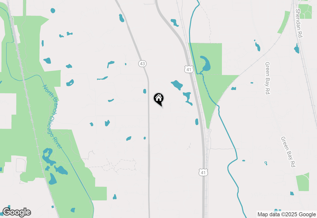 Map of 950 Gage Lane, Lake Forest, IL 60045