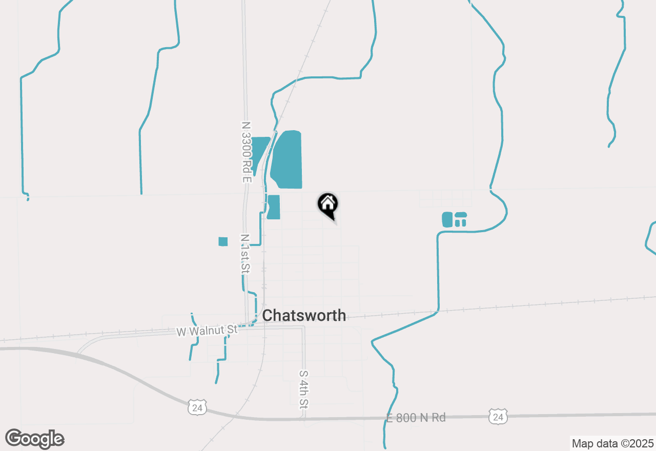 Map of 506 E Spruce Street, Chatsworth, IL 60921