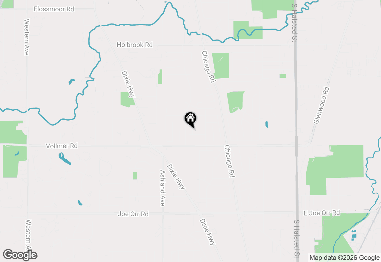 Map of 166 Doris Lane, Chicago Heights, IL 60411