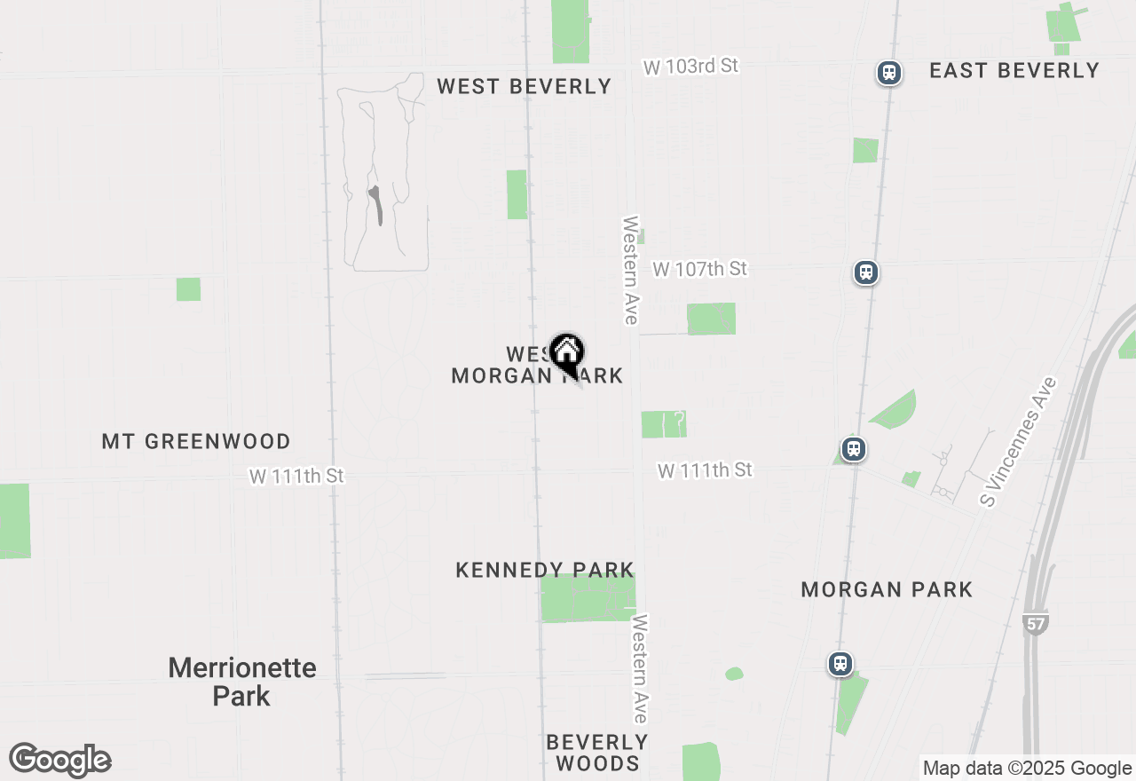 Map of 2518 W 109th Place, Chicago, IL 60655