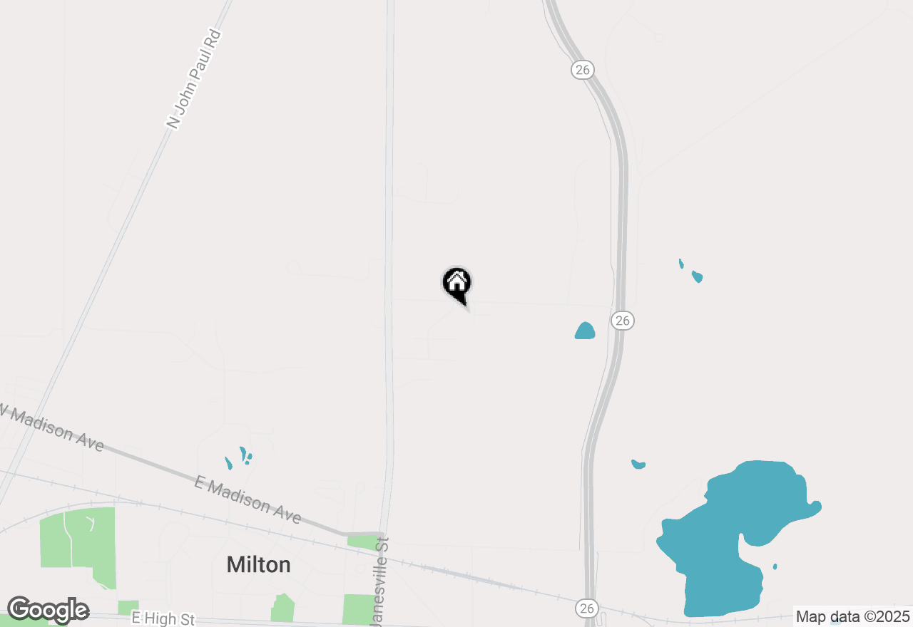 Map of 384 Fairway Drive, Milton, WI 53563
