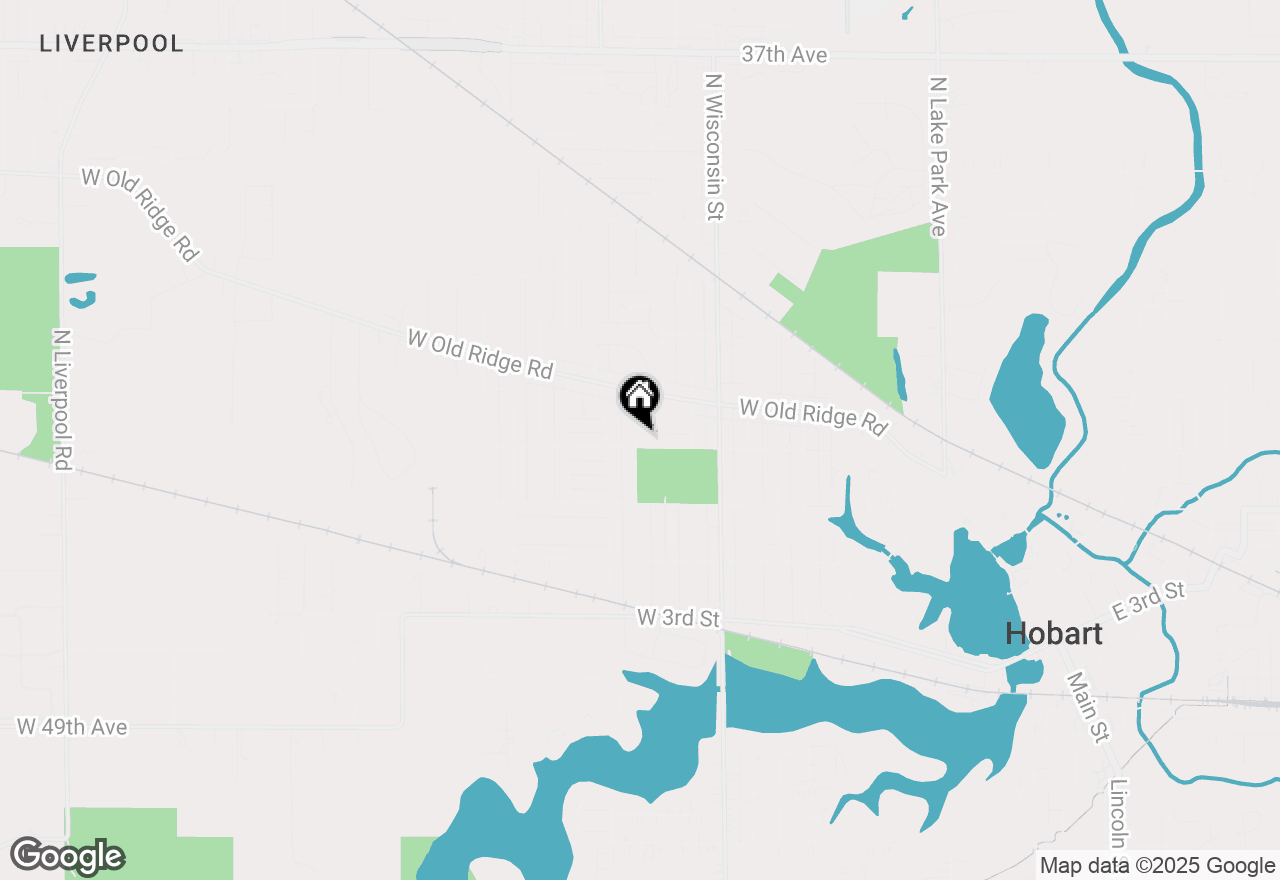 Map of 1026 W Home Avenue, Hobart, IN 46342