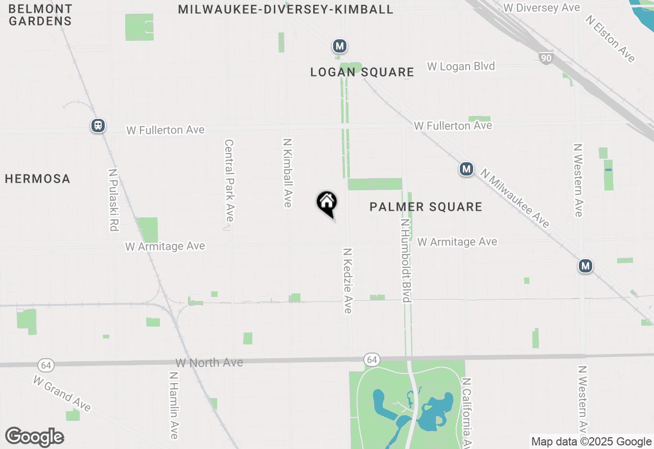 Map of 2041 N Sawyer Avenue, Chicago, IL 60647