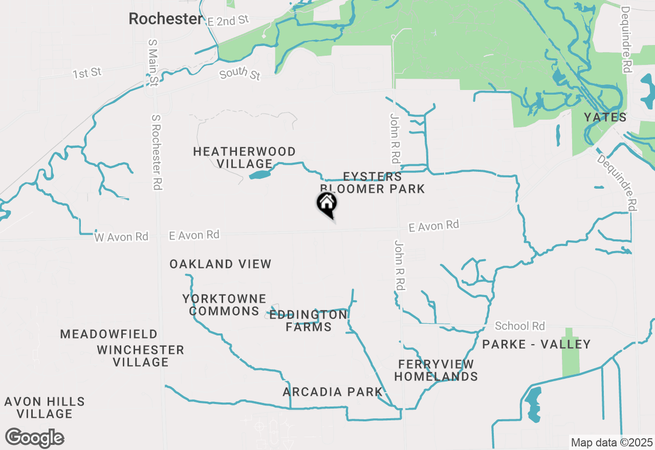 Map of 979 Dakota, Rochester Hills, MI 48307