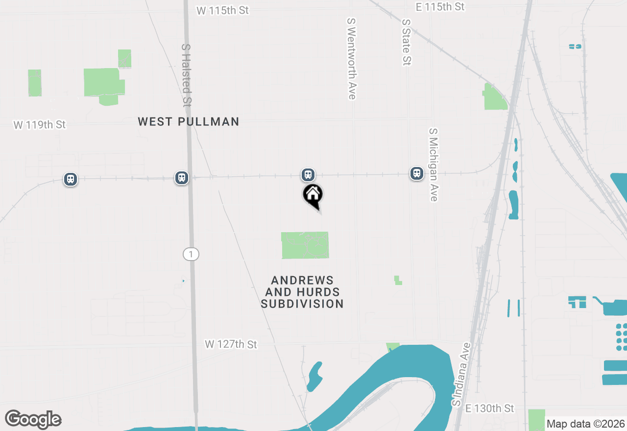 Map of 12222 S Harvard Avenue, Chicago, IL 60628