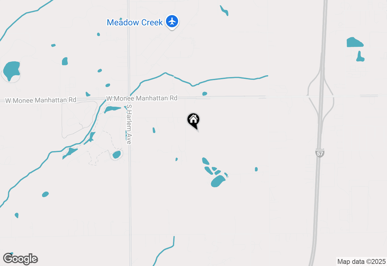 Map of 25741 1/2 S Willow Creek Lane, Monee, IL 60449