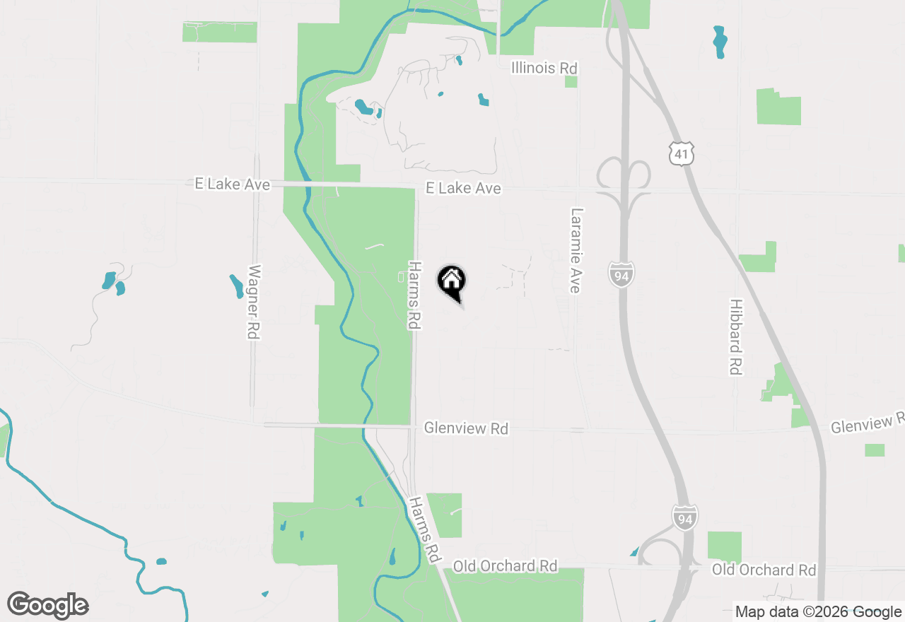 Map of 1041 Arbor Lane, Glenview, IL 60025