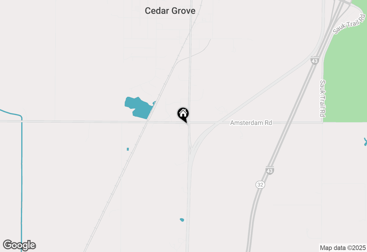 Map of W4838 County Road Rr #23, Random Lake, WI 53075