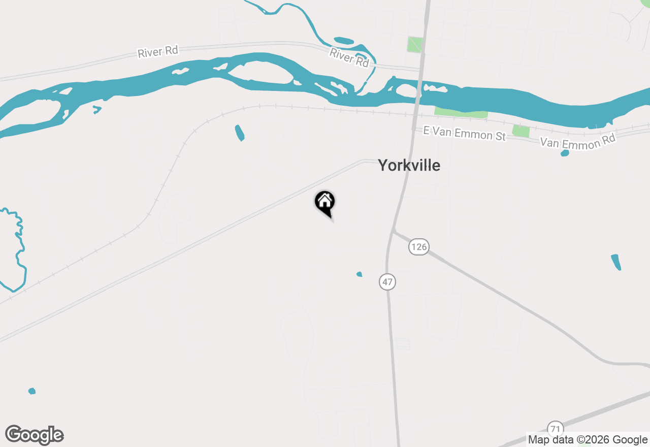 Map of 509 Blaine Street, Yorkville, IL 60560
