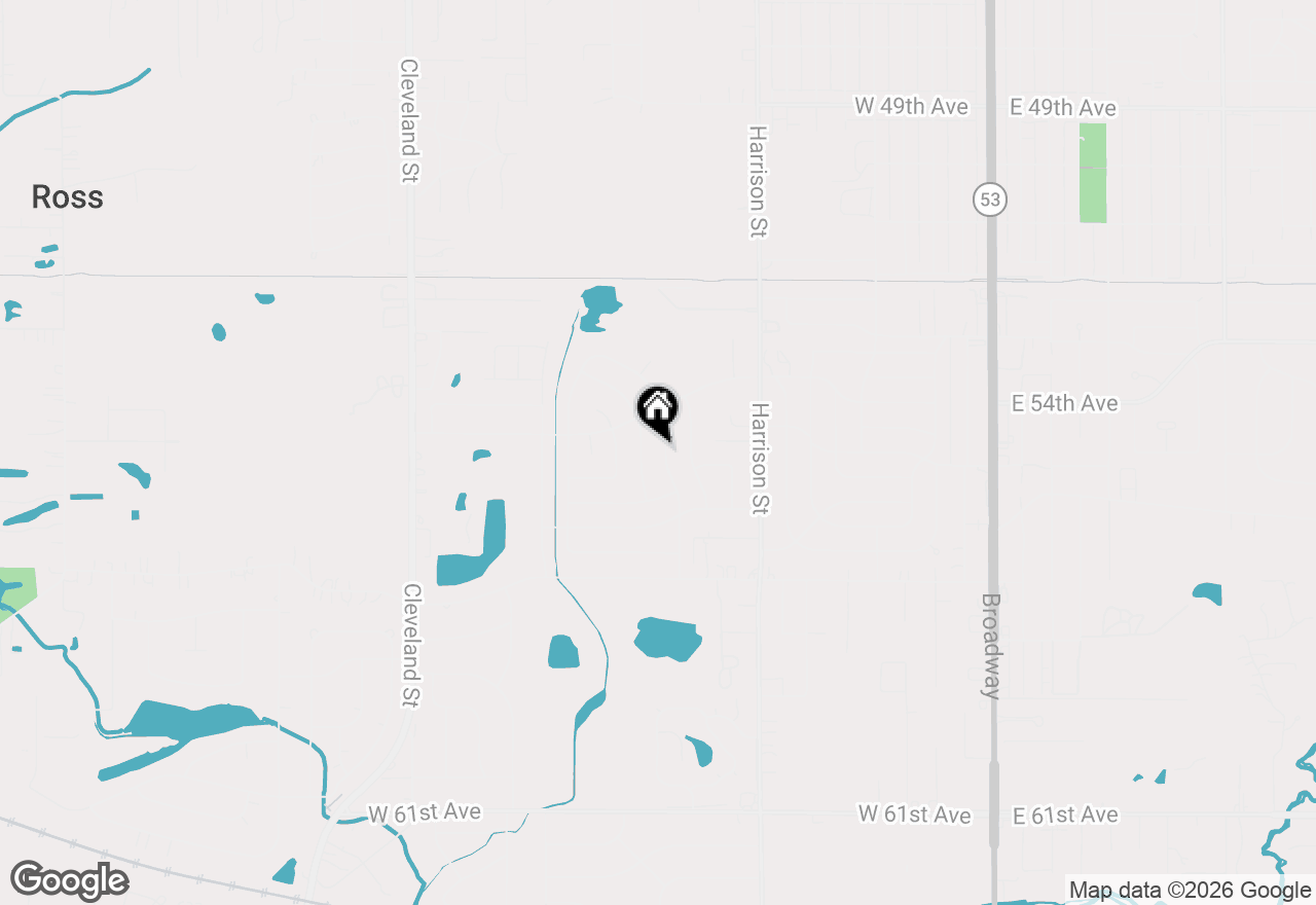 Map of 5450 Pierce Street, Merrillville, IN 46410