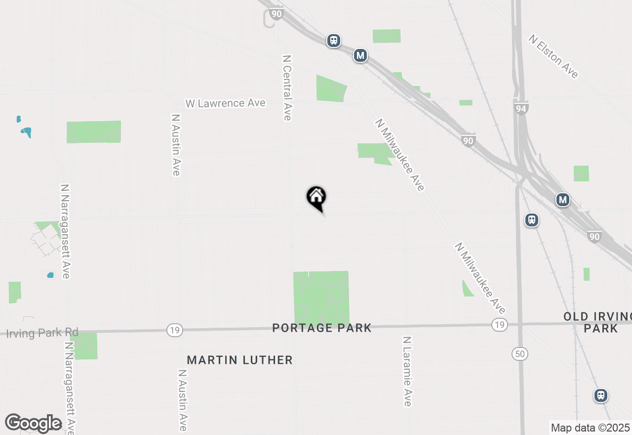 Map of 5501 W Montrose Avenue #3, Chicago, IL 60641