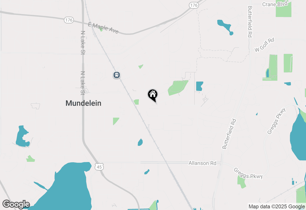 Map of 701 Thomas Court, Mundelein, IL 60060